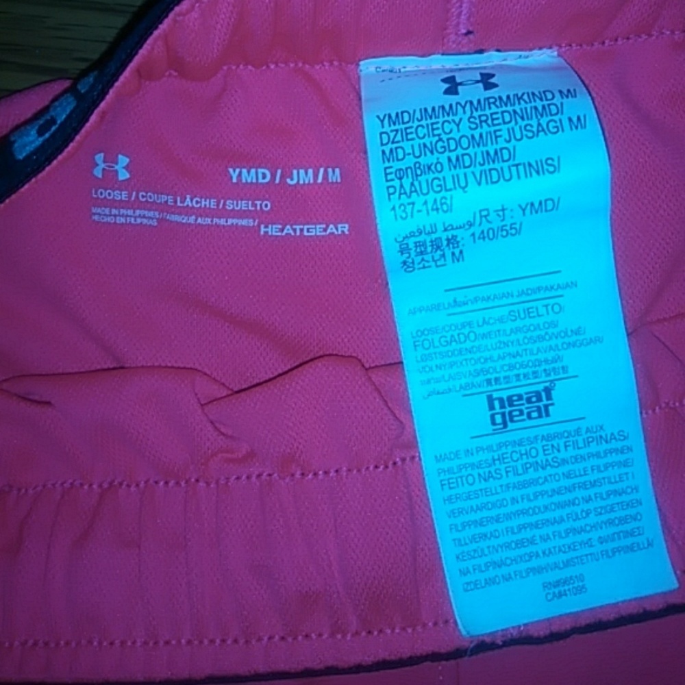 FINAL SALE UnderArmour Heat Gear Athletic Shorts - Picture 2 of 3